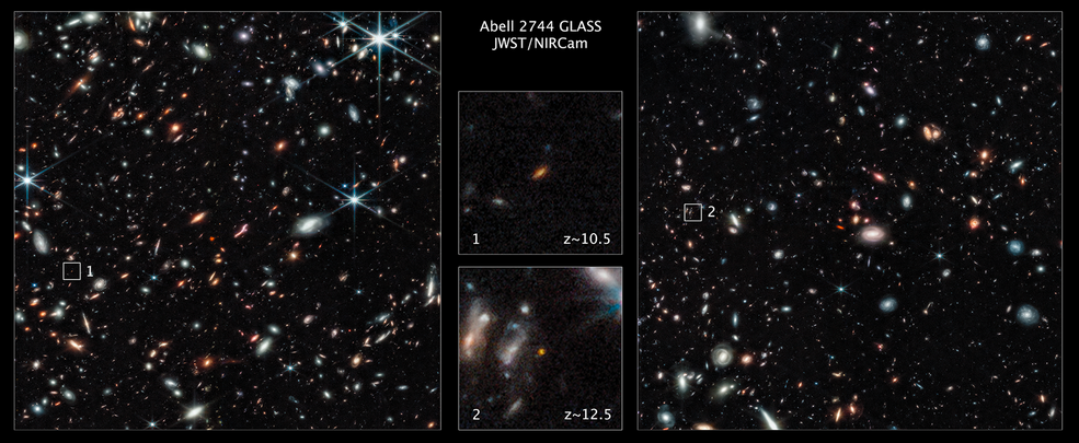 Galaxies découvertes par James Webb